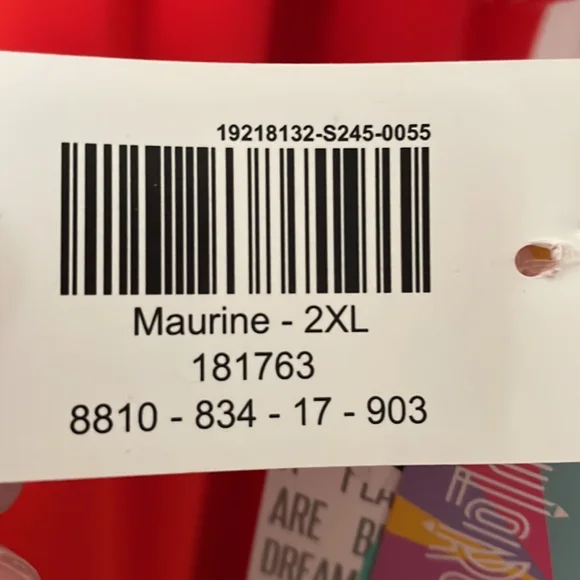 LuLaRoe Red Midi Dress with Lace Sleeves - Picture 7 of 7